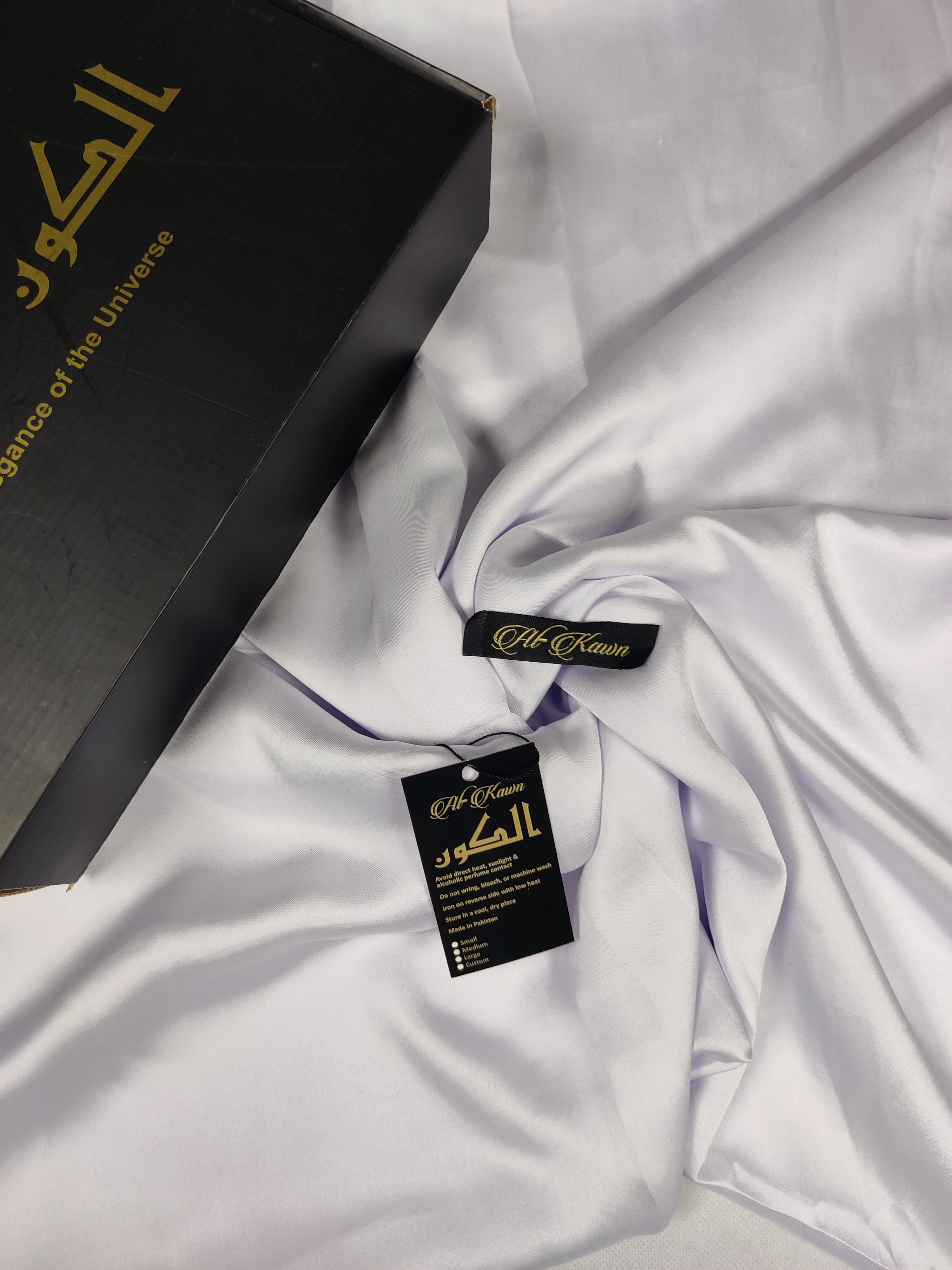 Alkawn “Eloura” Plain Silk Suit – Timeless Luxury Collection