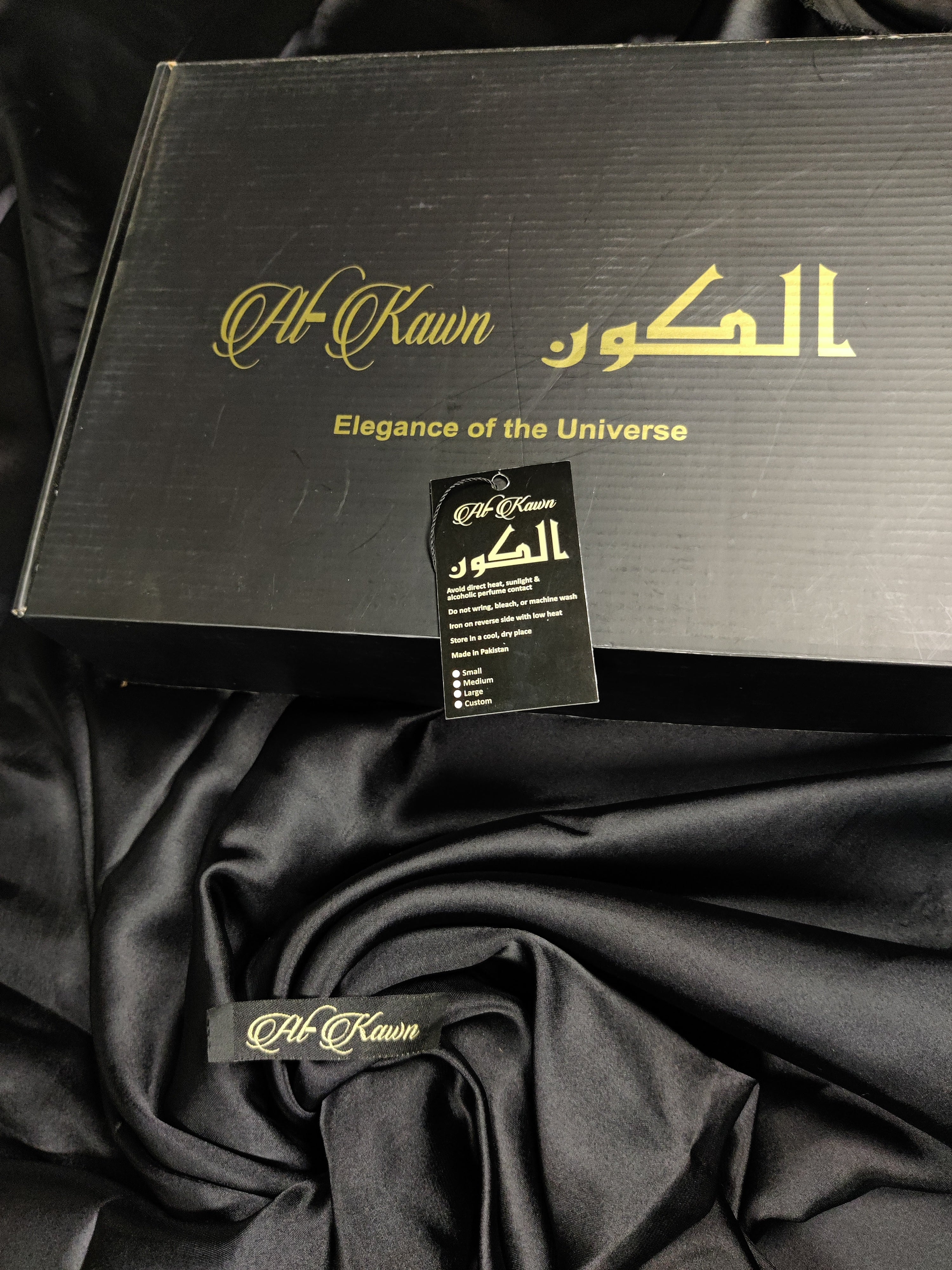 Alkawn “Eloura” Plain Silk Suit – Timeless Luxury Collection