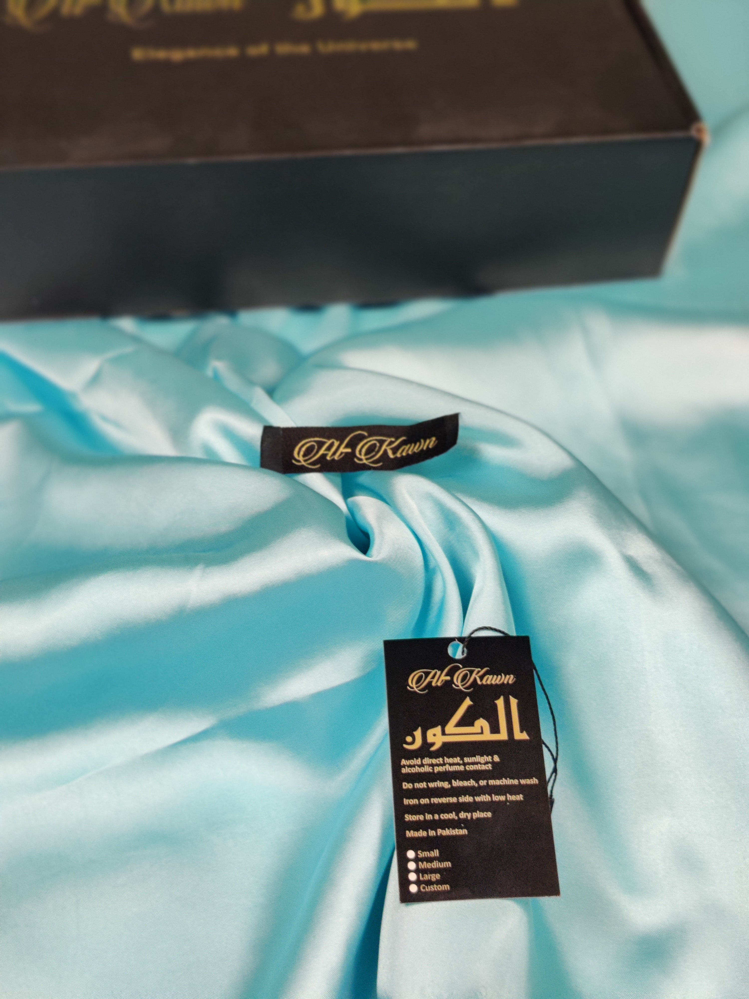 Alkawn “Eloura” Plain Silk Suit – Timeless Luxury Collection