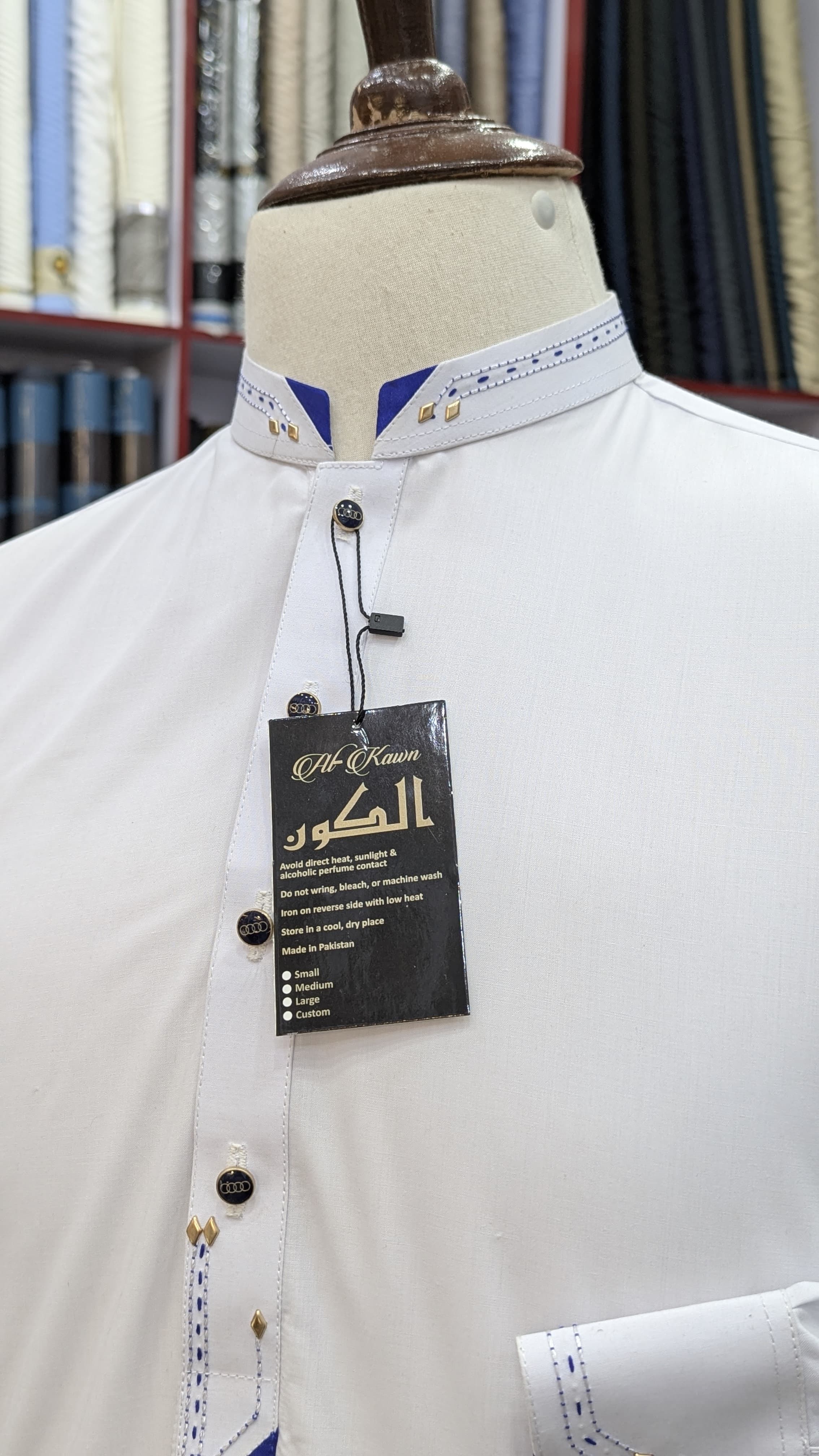 Luxury Men’s Shalwar Kameez – Premium Imported Wool, Elegant White Design